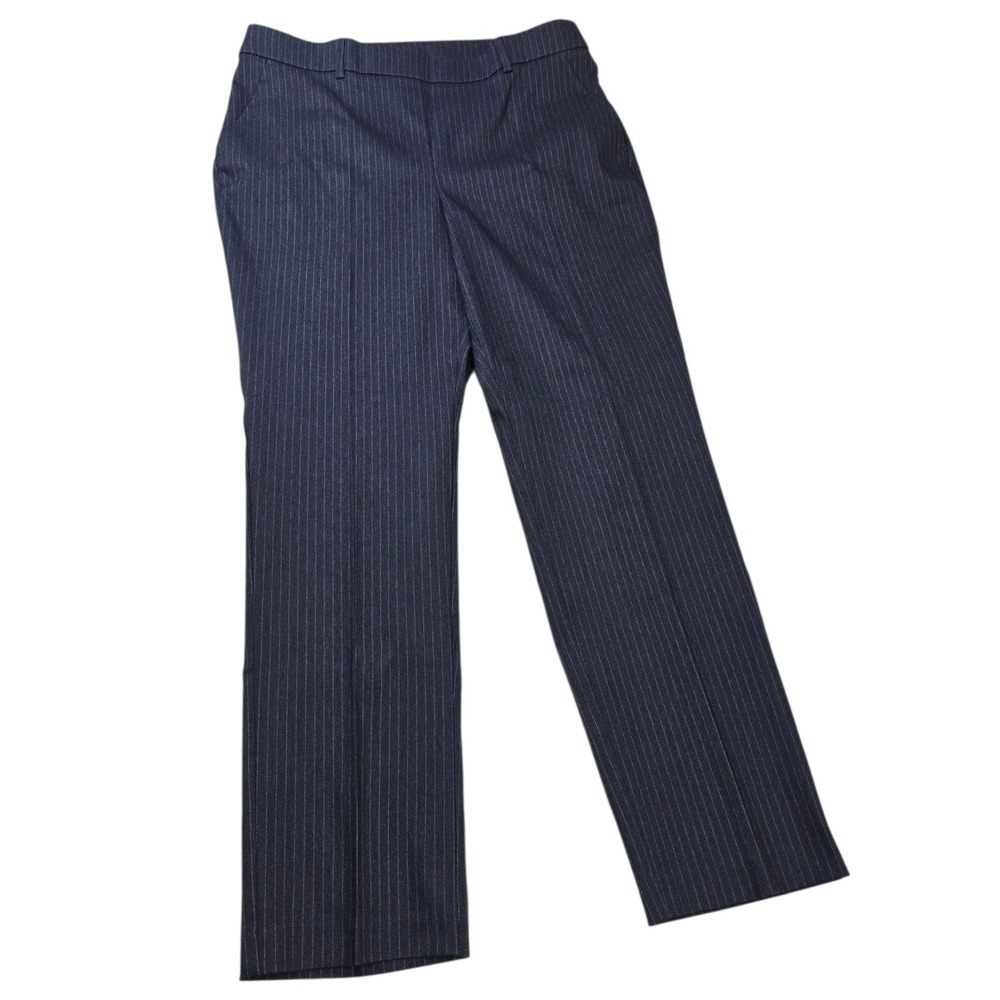 Rafaella Women's Pinstripe Stretch Dress‎ Pants Size 14 Charcoal Career